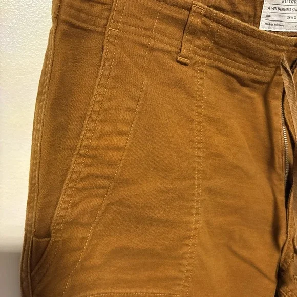 REI Cooperative Men's Brown Pants Size 36 X 30 - Picture 3 of 9